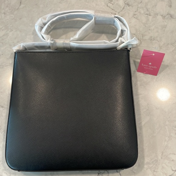 Kate Spade Black Saffiano Leather Crossbody - Picture 2 of 4